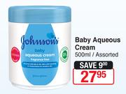 Johnson's Baby Aqueous Cream Assorted-500ml