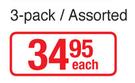 Contempo Condoms 3 Pack Assorted-Each
