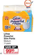 Lifree Powerful Slim Pants Medium 11 Pack-Per Pack