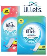 Lil-Lets Smartfit Cushioned Pantyliners 40 Pack Scented Or Unscented-Per Pack
