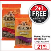 Beeno Flatties Or Rollies 120g-Each