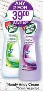 Handy Andy Cream 750ml-For 2