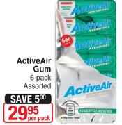 Active Air Gum 6 Pack-Per Pack