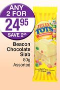 Beacon Chocolate Slab 80g-For Any 2