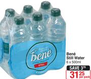 Bene Still Water 6 x 500ml-Per Pack