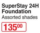 Maybelline Super Stay 4H Foundation Assorted Shades