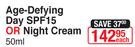 Olay Age-Defying Day SPF 15 Or Night Cream 50ml-Each
