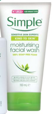 simple face wash dischem