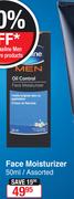 Vaseline Men Face Moisturizer-50ml