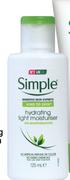 Simple Hydrating Light Moisturiser-125ml