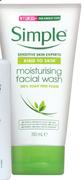 Simple Moisturising Facial Wash-150ml