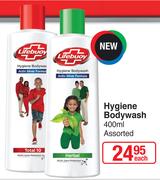Lifebuoy Hygiene Bodywash Assorted-400ml Each