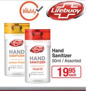 Lifebuoy Hand Sanitizer Assorted-50ml Each