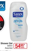 Sanex Shower Gel Assorted-500ml Each