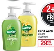 Radox Hand Wash Assorted-300ml Each