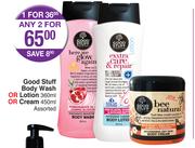 Good Stuff Body Wash Or Lotion-360ml Or Cream-450ml Assorted-For 2