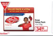 Lifebuoy Soap Value Pack-4 x 175g Per Pack