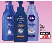 Nivea Body Lotion-625ml Each