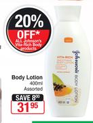 Johnson's Body Lotion-400ml 