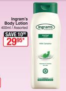 Ingram's Body Lotion-400ml