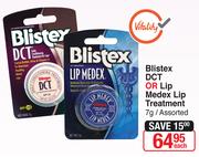 Blistex DCT Or Lip Treatment-7g Each