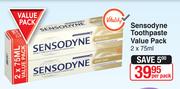 Sensodyne Toothpaste Value Pack-2x75ml Per Pack