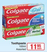 Colgate Toothpaste-100ml Each