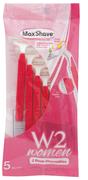 W2 Women Disposable Razors 5 Pack