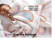Over The Rainbow Baby Mink Blanket