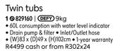 Defy 9Kg Twin Tub 829160