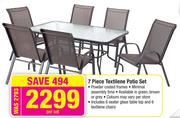 Textilene 7 Piece Patio Set-Per Set