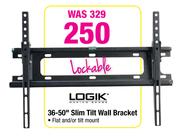 Logik 36"-50" Slim Tilt Wall Bracket