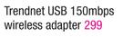 Trendnet USB 150mbps Wireless Adapter