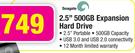 Seagate 2.5" 500GB Expansion Hard Drive