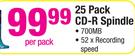 Verbatim 25 Pack CD-R Spindle