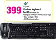 Logitech Wireless Keyboard And Mouse MK260