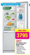 Defy 272Ltr Metallic Silver Bottom Freezer Fridge DFC409