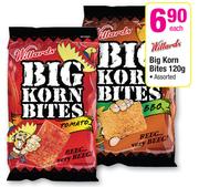 Willards Big Korn Bites-120g Assorted Each