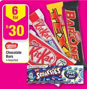 Nestle Chocolate Bars Assorted-6's