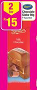 Beacon Chocolate Slabs-2 x 90g Assorted