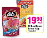 All Gold Pasta Sauce-405g Assorted Each 