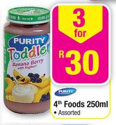 Purity 4th Foods 250ml