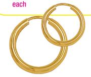 9ct Gold And Silver Single Earring Bonded