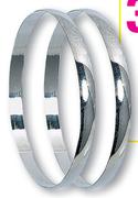 Sterling Silver Bangles-4mm
