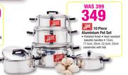 Hart Aluminium Pot Set - 10 Piece