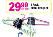 Metal Hangers-6 Pack