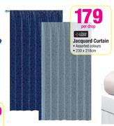 Always Home Jacquard Curtain-Per Drop