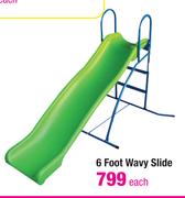 6 Foot Wavy Slide