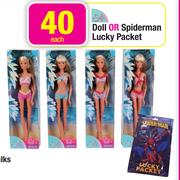 Doll Or Spiderman Lucky Packet