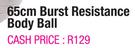 Trojan 65cm Burst Resistance Body Ball